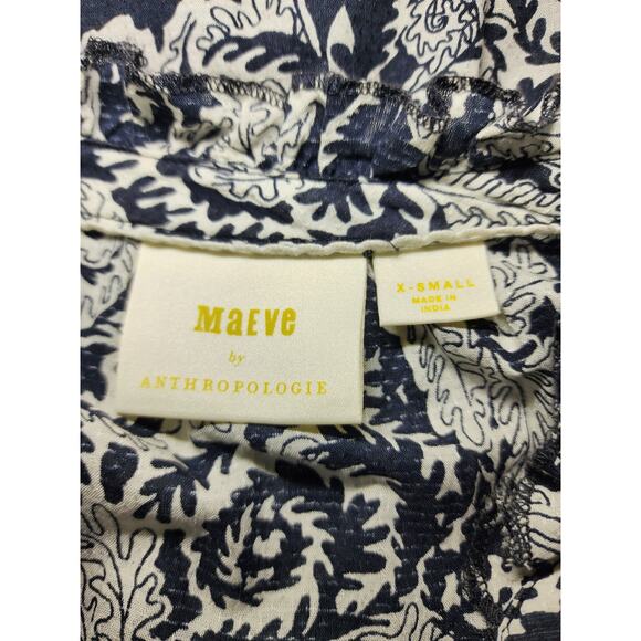 Anthropologie Maeve Marya Tiered Maxi Sleeveless Dress Womens Size XS - Picture 6 of 9